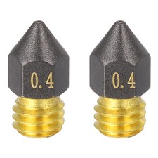 2 Pcs 0.4mm MK8 Brass PTFE Nozzles  M6 Thread 3D Printer Nozzle Accessories picture
