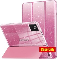 Cute Pink Glitter Slim Protective Case for Lenovo Idea Tab 11