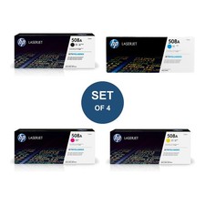 HP 508A Toner Set Genuine CF360A CF361A CF362A CF363A M552 M553 MFP M577 Sealed picture