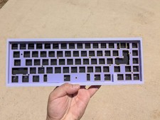 kbdfans KBD67 lite Lavender ABS case w/ FR4 plate ANSI layout. FREE US SHIPPING. picture