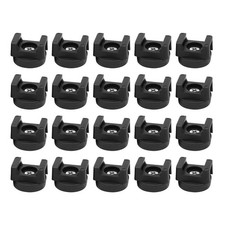 20Pcs Black Magnetic Cable Zip Tie Mount Base Wire Clips Management Base Holder picture