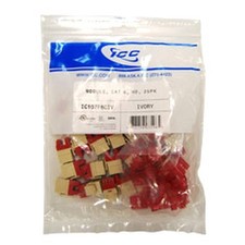 ICC MODULE CAT 6 HD 25PK YELLOW IC107F6CYL UPC 633758093859 picture
