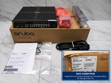 New Open Box HP Aruba 6000 12-Port Gigabit PoE Network Switch R8N89A picture