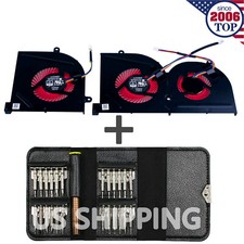 US MSI GS63VR GS73VR Series New CPU & GPU Cooling Fan + 25 in 1 Screwdriver picture