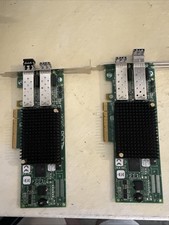 HP AJ763-63003 697890-001 Emulex LPe12002 8Gb Dual Port FC HBA Lot of 2 picture
