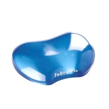 Fellowes Stain Reistant Stylish Transparent Gel Flex Wrist Rest Blue Durable picture