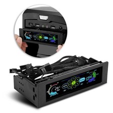5-Fans Fan Controller Smart Adjust For Computer Cooling Drive Bay Premium picture