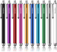 Stylus Pens for Touch Screens, 10 Pack Mesh Fiber Tip Stylus Pens for Ipad Ipho picture