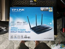 TP-LINK TD-W8970 300MBPS WIRELESS N Gigabit ADSL2+ MODEM ROUTER Modem Router picture