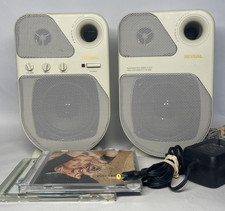 TESTED Reveal Power 80 WATT Computer Speaker System 1990s Integrated Amplifier picture