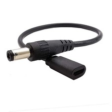8 Inch DC 5.5mm x 2.5mm Male to Micro USB 5pin Female Power Extension Cable picture