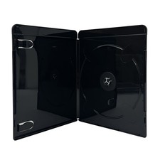 PREMIUM SLIM GLOSSY Black 4K Blu-Ray Single Cases 7MM Lot picture
