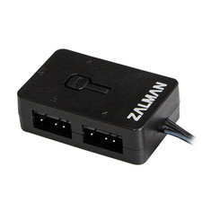 ARGB PC Fans Controller 4-Port Hub for 5V 3-Pin A-RGB, Easy Control Push Button picture