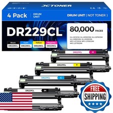 JCTONER DR-229CL 4-Pack Drum for Brother MFC-L3720CDW MFC-L3780CDW HL-L3220CDW picture
