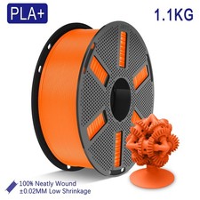 JAYO 1.1KG PLA+ Sunny Orange 3D Printer Filament 1.75mm No Clog Better Adhesion picture