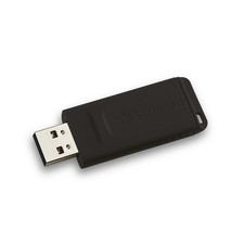 Verbatim 98697 32 GB Slider USB Drive - Black,201946 32 GB 1 piece. Black picture