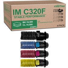 ROYOE High Yield IM C320F Toner Cartridges 842726 842727 small, Multicolor picture