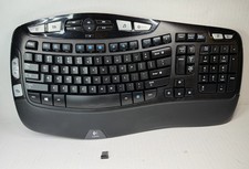 Used Logitech K350 Wireless Wave Keyboard USB Receiver -  - Unit #3 picture
