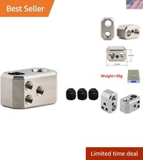 500C Plated Copper Heater Block for Prusa I3 MK4/MK3.9 3D Printers, Silver, 2... picture
