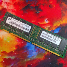MICRON MT16LSDT1664AG-10EC7 128MB 168-PIN CL2 UDIMM RAM 100MHz (128-15) picture