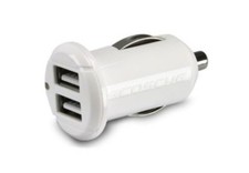 5X Scosche reVOLT c2 - Dual 4.2Amp (2.1A per Port) Car Charger Adaptor - White picture