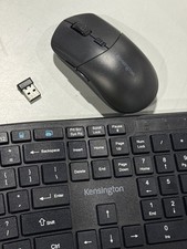 BLACK - KENSINGTON PRO FIT ERGO KM680 EQ WIRELESS KEYBOARD AND MOUSE DESKTOP picture