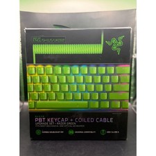 Razer PBT Keycap Coiled Cable Upgrade Set Razer Green RC21-01490700-R3M1 picture