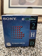 NEW SEALED SONY MFD 2 HD MICRO FLOPPY DISK DOUBLE SIDED 3.5