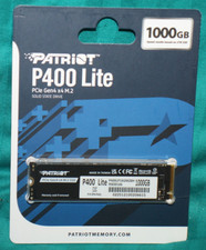 Patriot P400 Lite M.2 PCIe Gen 4 x4 1TB SSD, Solid State Drive - P400LP1KGM28H picture