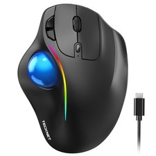 TECKNET Pro Wireless Trackball Mouse Bluetooth Mouse Ergonomic Thumb Control picture