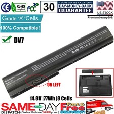 ✅8 Cell Battery 480385-001 HSTNN-C50C for HP Pavilion dv7-1260us dv7-1270us Fast picture