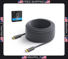 Fiber Optic HDMI Cable 100ft 4K 60Hz Ultra High Speed Slim Active Cord picture