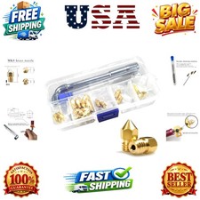 MK8 Nozzles 24 pcs Assorted Sizes 3D Printer Extruders Brass Nozzles | 0.2mm,... picture