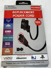 Xtreme Cables 10 Foot Polarized Replacement Power Cord Vizio Hisense PS1 Comcast picture