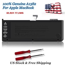 Genuine OEM A1382 Battery for Apple MacBook Pro Unibody 15