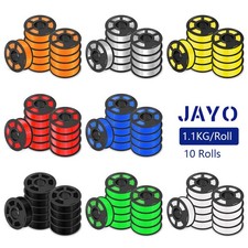JAYO 10KG PLA Classic SILK PETG 1.75MM 3D Printer Filament 1.1KG NO Tangle LOT picture