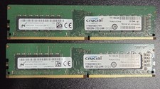 Crucial 32GB (2x16GB) DDR4-2133 PC4-17000 UDIMM Desktop RAM CT16G4DFD8213 picture
