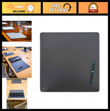 Luxury Gray Leatherette Conference Table Pad - 17