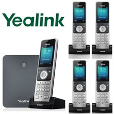 Yealink W70B Base Bundle with 5 W56H IP DECT Cordless Phones W76P picture