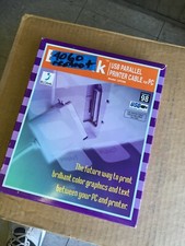  Buslink Vintage USB parallel printer cable upc06 with windows 98/2000 drivers picture