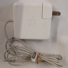 Genuine Apple A1184 60W MagSafe Power Adapter Charger 16.5V 3.65A w Folding Plug picture