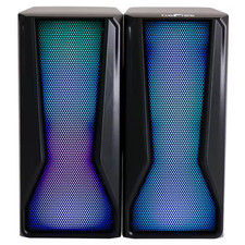 Color LED Dual Gaming Speakers picture
