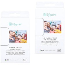 Lifeprint 3x4 Premium Zink Photo Paper 80 Pack for Lifeprint 3x4 Printers picture