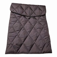 Vera Bradley Ultralight Tech Large Sleeve Laptop Case Black Button Closure picture