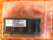 Nanya NT128D64SH4BBGM-75B 128MB DDR SoDimm Non ECC PC-2100 266Mhz Memory Module picture