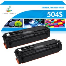 2 Pack CLT-K504S Black Toner Cartridge for Samsung 504S SL-C1810W CLP-415N 415NW picture