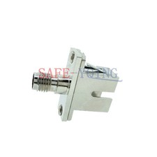 1X SMA Female-SC Female Hybrid Adapter Flange Coupling Optical Fiber Connector D picture