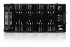 Noctua NA-FH1, 8-Port PWM Fan Hub, Magnetic with Short Circuit Black picture
