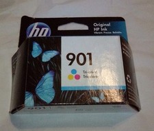 Tri-color HP 901 original ink cartridge CC656AN oem new sealed 08/2023 picture