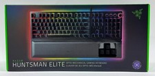 Razer Huntsman Elite Gaming Keyboard w/ Wrist Rest Opto-Mechanical Switches NOS picture